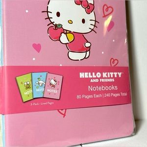 Hello Kitty and friends notebooks